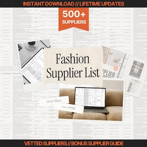 Más de 500 fabricantes de moda, lista de proveedores y guía, paquete técnico vectorial de ropa urbana, plantilla de diseño de moda, maquetas de ropa, maquetas de ropa.