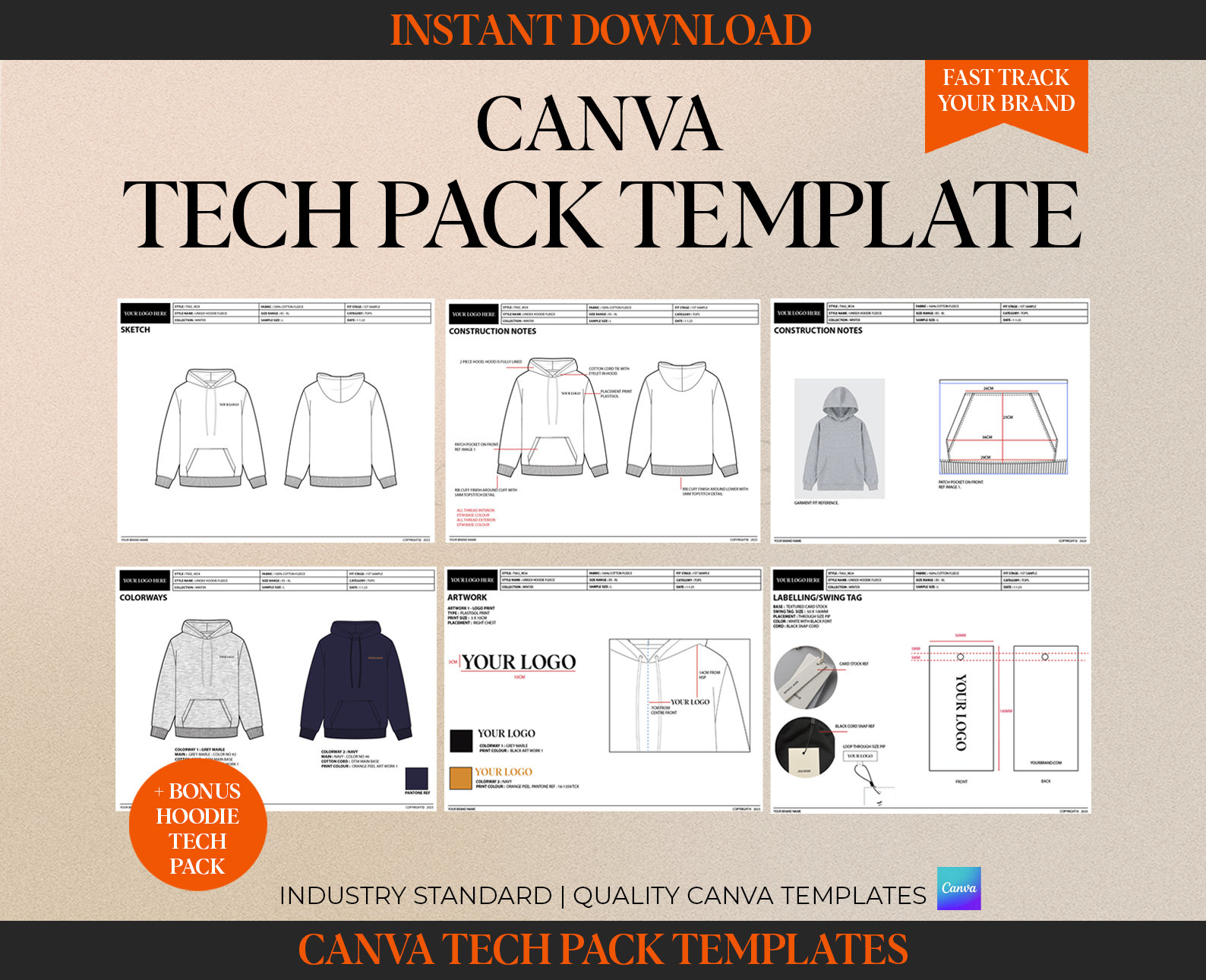 Fashion Tech Pack Template Canva Tech Pack Template Hoodie Tech Pack Fashion Tech Pack Template Canva Tech Pack Template Hoodie Tech Pack