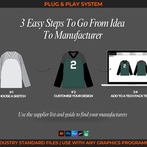 Massive streetwear vector bundle with 2100+ clothing mockups, fashion sketches, and flat fashion drawings. Includes hoodie vectors, tee mockups, outerwear flats, jogger sketches, and streetwear pants. Use for fashion design templates, digital clothing mockup presentations, and creating tech packs for streetwear fashion brands. Ideal for designers making streetwear fashion lines, brand launch collections, and digital tech pack templates across Adobe Illustrator, Canva, and Procreate.