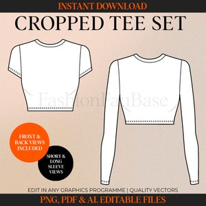 Maqueta vectorial de camiseta corta para ropa de calle, paquete de tecnología de moda, plantilla de diseño de moda vectorial, plantilla de camiseta de bebé de moda vectorial