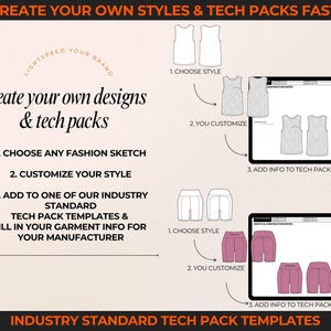 Fashion Tech Pack Template Canva Tech Pack Template Hoodie Tech Pack Sweatshirt Drawing Canva Template Fashion Design Techpack techpack template Sweatshirt Drawing