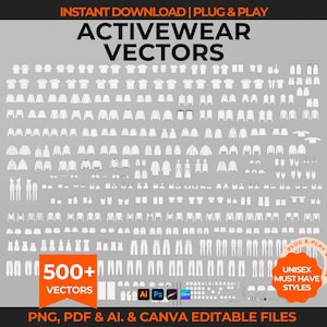 Oltre 500 modelli vettoriali di abbigliamento sportivo e streetwear, modelli di pacchetti tecnologici di moda, modelli di abbigliamento vettoriale, modelli di moda, disegni di moda, modelli di moda con cappuccio vettoriale