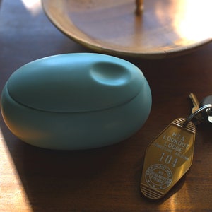 Blue Contemporary vanity dish