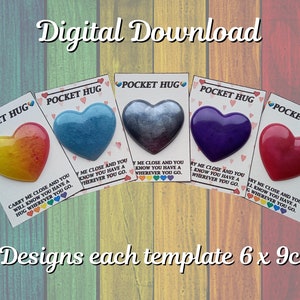 Download immediato del file PDF: biglietti tascabili stampabili. Modelli aziendali e abbracci tascabili per i venditori.