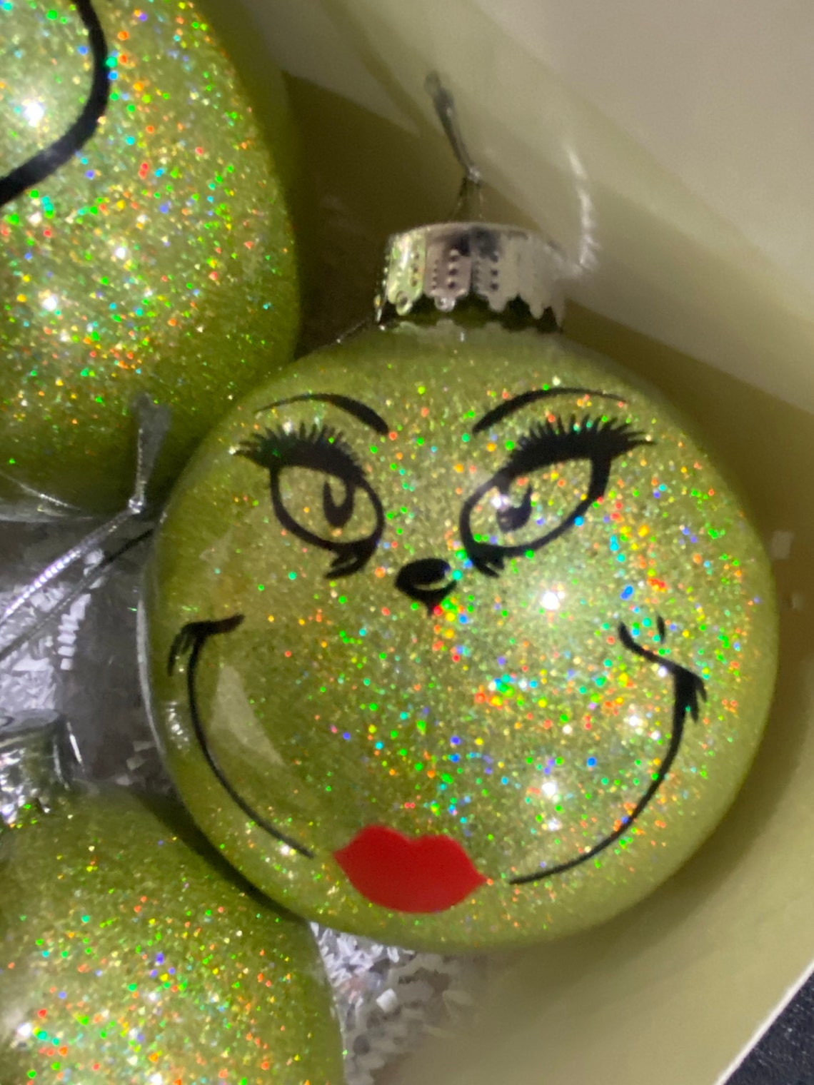 Grinch Ornaments, Grinch Bulbs. Grinch Tree Ornaments, Grinch Christmas