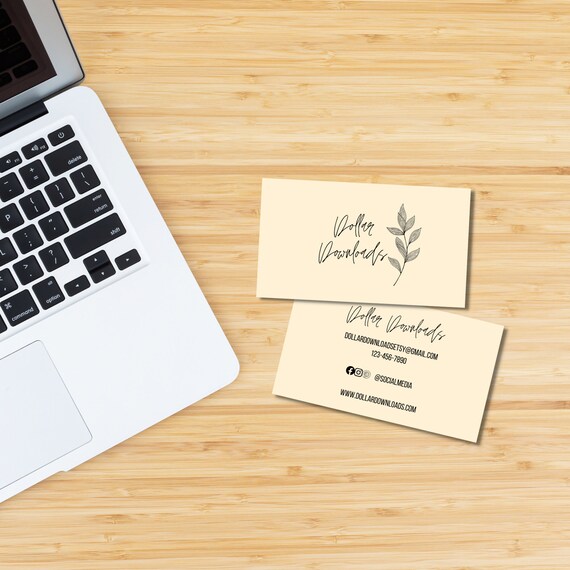 Business Card Template Instant Download Printable Business Etsy