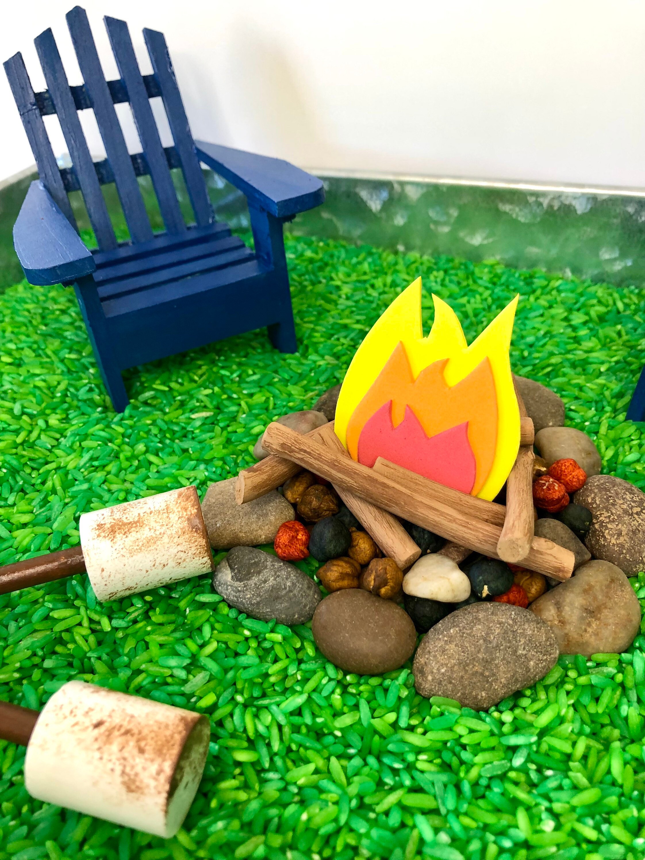 Fireside Camping Sensory Bin Set Etsy Canada