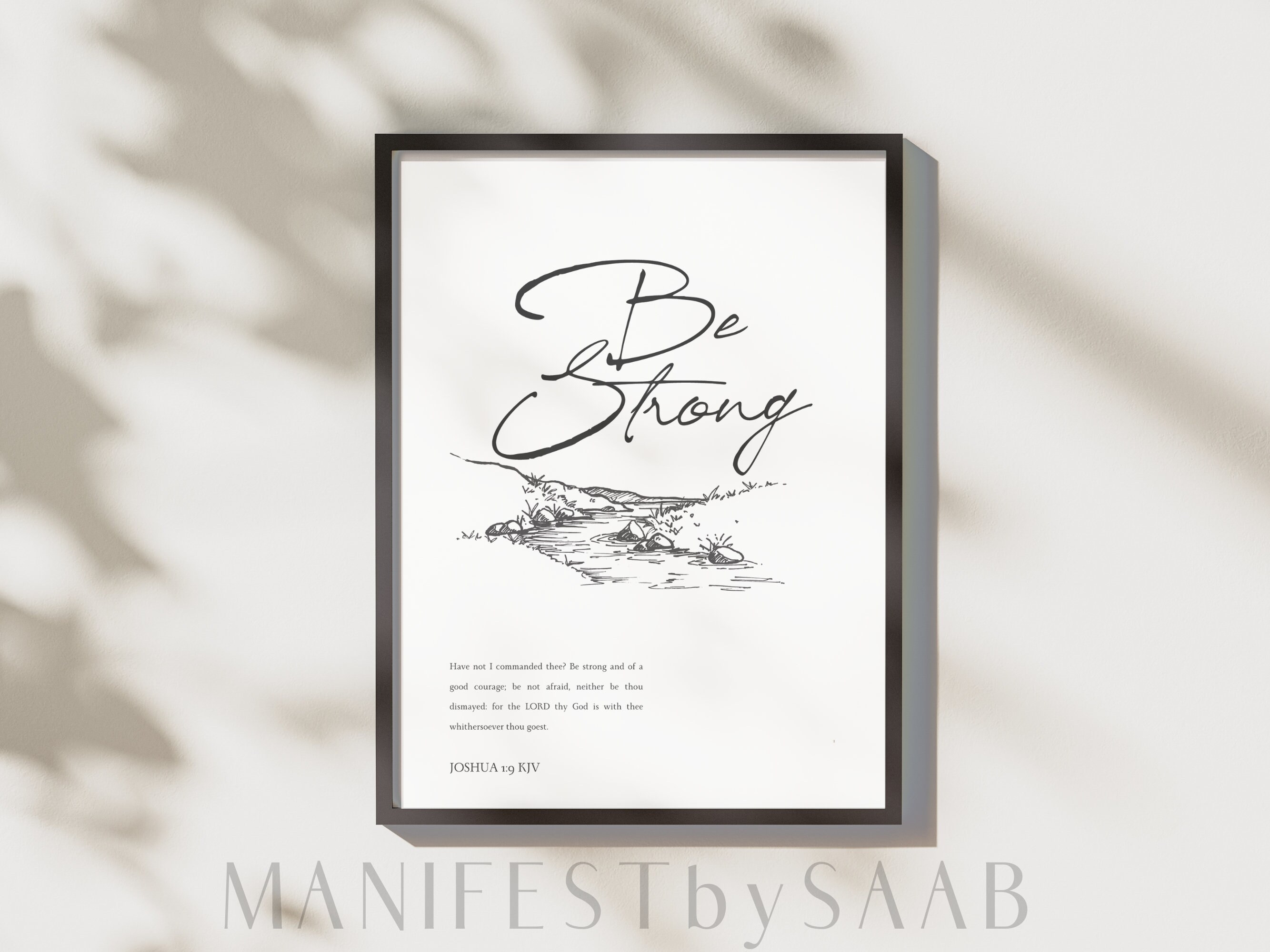 Minimalist KJV Bible Verse Print Set Printable Scripture 20 - Etsy