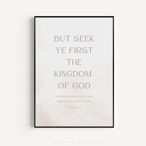 Buy Seek Ye First The Kingdom Wall Art Online In India Etsy India Buy Seek Ye First The Kingdom Wall Art Online In India Etsy India