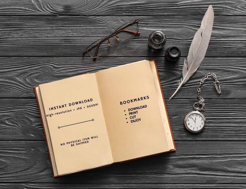 PRINTABLE BOOKMARKS KJV Bible Verse Father's Day - Etsy