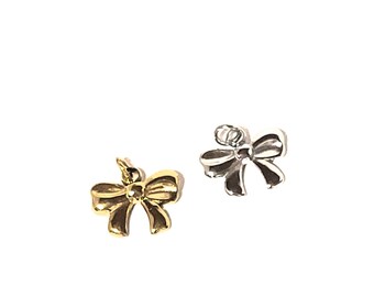 Ribbon Bow Charm, the Evelyn bow, Baby loss gift,