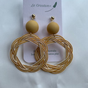 Japanese Mizuhiki earrings