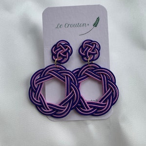 Japanese Mizuhiki earrings