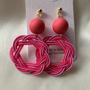 Japanese Mizuhiki earrings