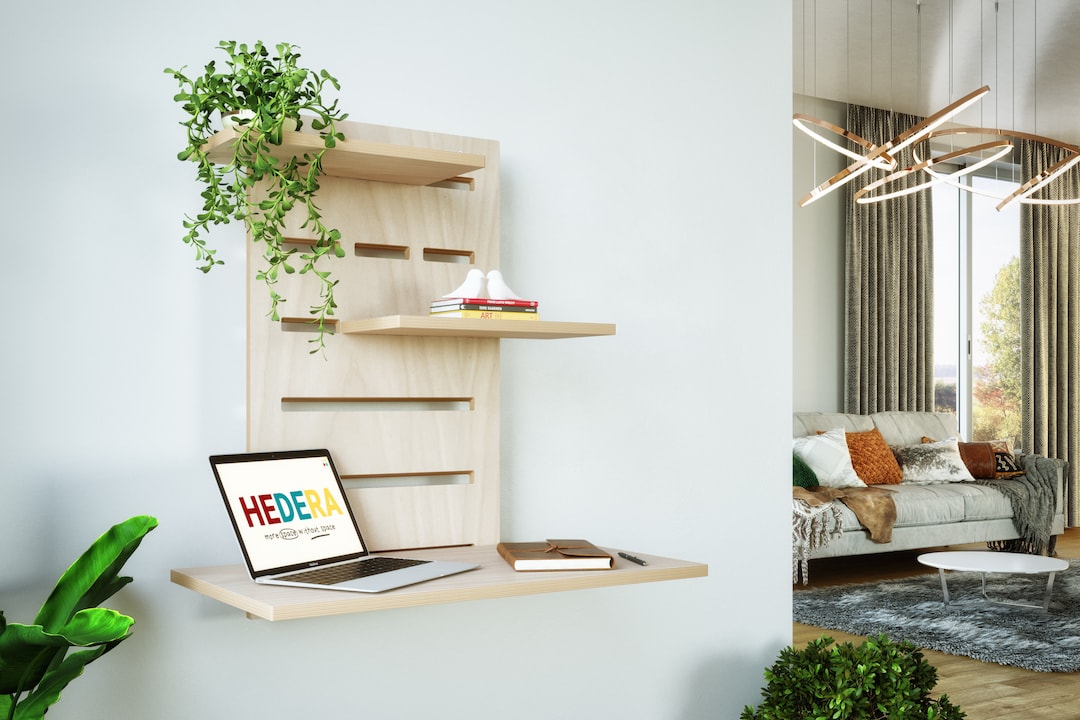 HEDERA | Smart Standing Desk - Space-saving Wall-mounted Desk Configurable  for Smart Working, Study, Etc. - Etsy