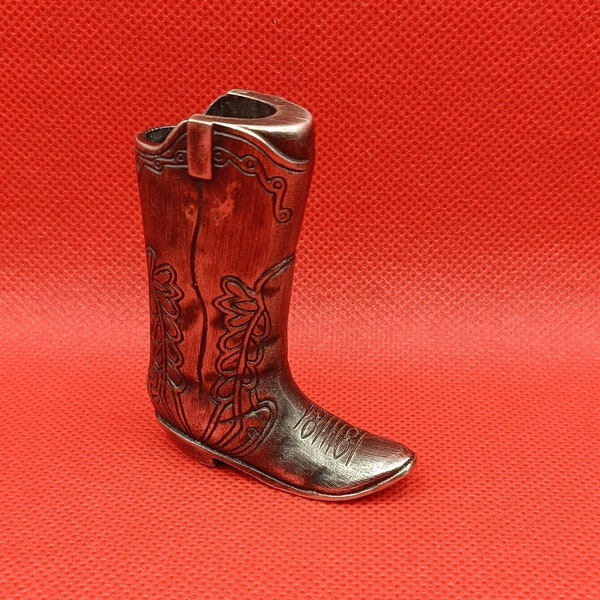 Vintage Cowboy Boot lighter case from 90s, lighter case, cowboy case,vintage lighter case, lighter holder, lighter clip, collectible lighter