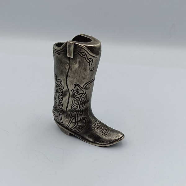 Vintage Lighter Case,Cowboy Boot,Lighter Metal Case,Pocket Lighter,Tobaco Accessory,Gift for Him,Vintage Gift.Marlboro vintage lighter boots