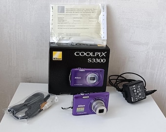 Nikon Coolpix S3300: 16.0MP Black Digital Camera - Etsy