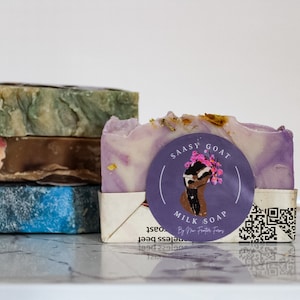 4 Bars of Your Choice Goat Milk Soap | Gifts for Her/Him | Mix & Match Skin Care | Bar Soap | Hand Made | Soap for hands, feet, and body