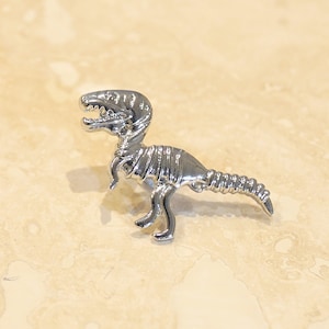 Badge dinosaurusspeld, T-Rex-speld, dinosaurusskeletbadge