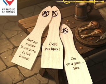 Spatules raclette Kaamelott - 14 modèles différents + 8 Nouveaux