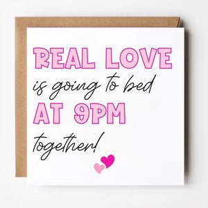 Grappige Valentijnsdagkaart, Valentijnsdagkaart voor vriend, Valentijnskaarten voor haar, Valentijnsdagkaart voor hem, voor vrouw, jubileumkaart