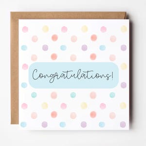 Glückwunschkarte für neue Arbeit, Glückwunschkarte zur neuen Babykarte für werdende Eltern, Babypartygeschenk, Trennungskarte für Scheidezeit, neue Hauskarte