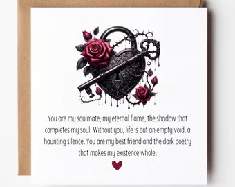 Biglietto D'Auguri Romantico "I Love You To The Moon And Back" Con Astronauti In Legno - 17x12cm, Busta Kraft