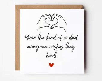 D24TIME Happy Fathers Day Gift Card From Daughter Son Kids