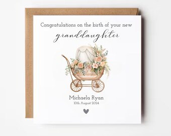 Hunts England Biglietto di congratulazioni per i nonni, con scritta To The Special Grandparents – Congratulations On The Twins! – Iconic Collection – Standard – 148 x 148 mm