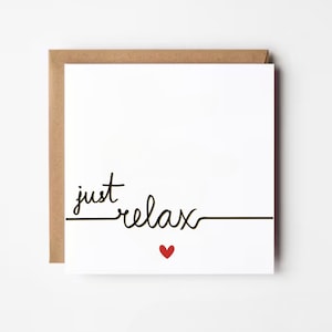Retirement Card, Just Relax, Happy Retirement, Next Chapter, Goodbye Card, Good Luck With Your Retirement, Colleague Leaving Gift, Retired