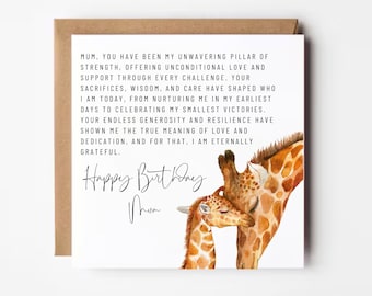 Carte d'anniversaire pour maman, poème pour maman, carte pour l'anniversaire de maman, carte d'anniversaire pour elle, carte d'anniversaire spéciale maman, carte pour maman, maman, maman