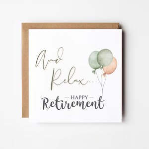 Carte de bonne retraite, carte de départ collègue de travail, départ de meilleure amie du travail, carte de retraite, carte d'adieu et de bonne chance, carte d'encouragement image 4