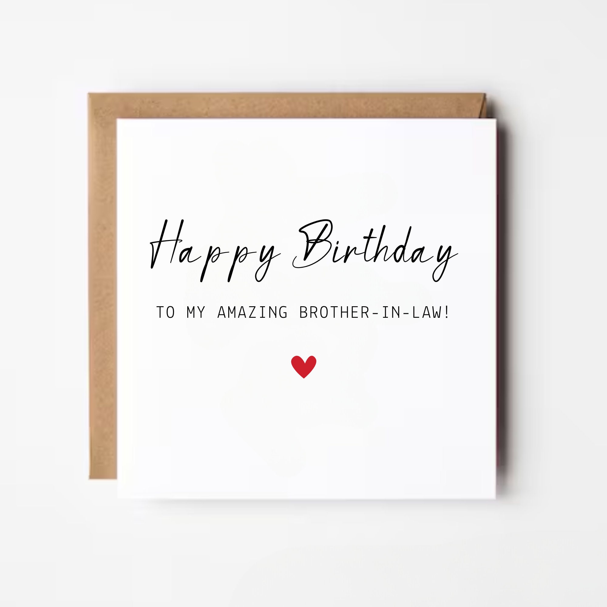 Biglietto di compleanno per cognato, con motocicletta Harley Davidson, elegante biglietto di auguri per uomo, biglietto di auguri di compleanno classico per adulti e uomini, interno bianco