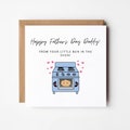 Father's Day Card From The Bump, Happy Father's Day From Your Little Bun In The Oven, Card For Him, Dad To Be Card, Expecting Dad, For Him