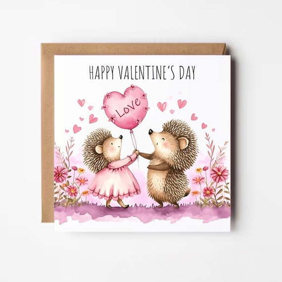 Tarjeta Felicitación Pareja - Aniversario, San Valentín Para Él Y Ella