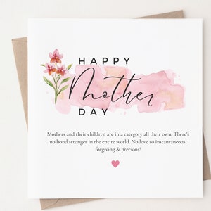 Carte de poème pour la fête des mères, carte de remerciement pour maman, carte pour maman le jour de la fête des mères, carte de fête des mères avec poème, carte de fête des mères poème, carte de citation de maman