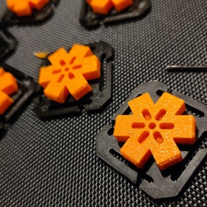 Syringe holder for molle system - carbon fiber nylon FDM printed image 5