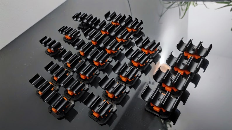Syringe holder for molle system - carbon fiber nylon FDM printed image 6