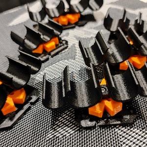 Syringe holder for molle system - carbon fiber nylon FDM printed image 4