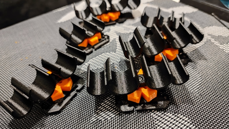 Syringe holder for molle system - carbon fiber nylon FDM printed image 4