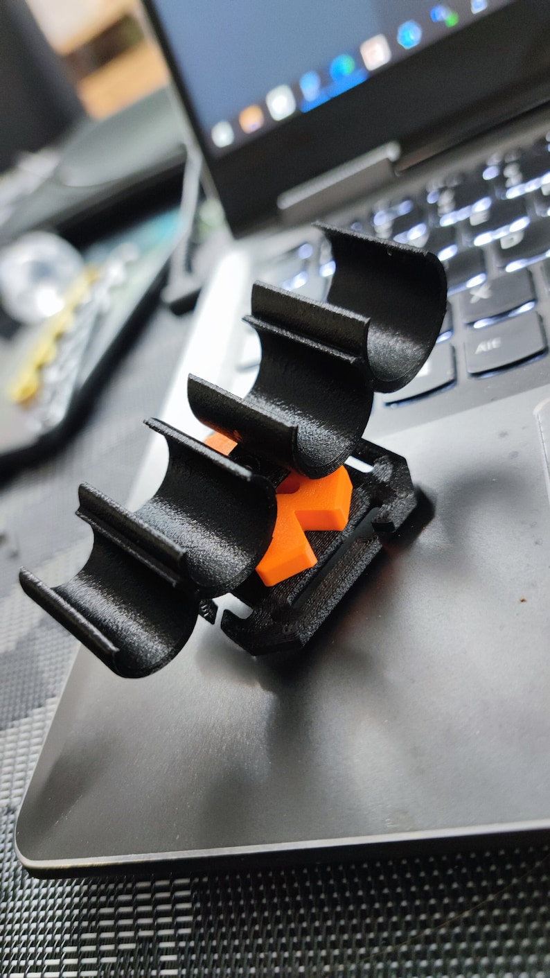 Syringe holder for molle system - carbon fiber nylon FDM printed image 1