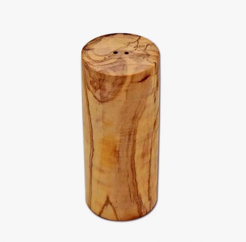 Olive Wood Salt & Pepper Shakers Set of 2 Made From Olive Etsy