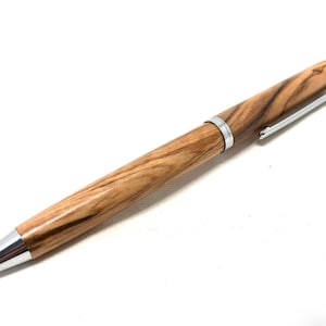 Custom Olive Wood Pen| Blank or Engraved| Author & Writer Gifts| Housewarming Gifts