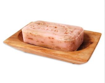 Olive Wood Square Soap Dish |Wooden Soap Dish| Rustic Bathroom Decor| Soap Tray| Olive Wood Draining Soap Holder| Soap Saver