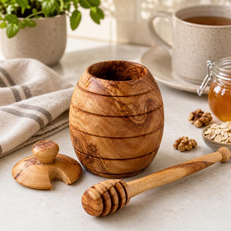 TheRyansWoodworking Honey Pot