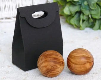 Boules de bois d’olivier de relaxation| Boules anti-stress | Jouet d’anxiété| Jouet Fidget| Boules de méditation| Soulagement du stress sur le GO!