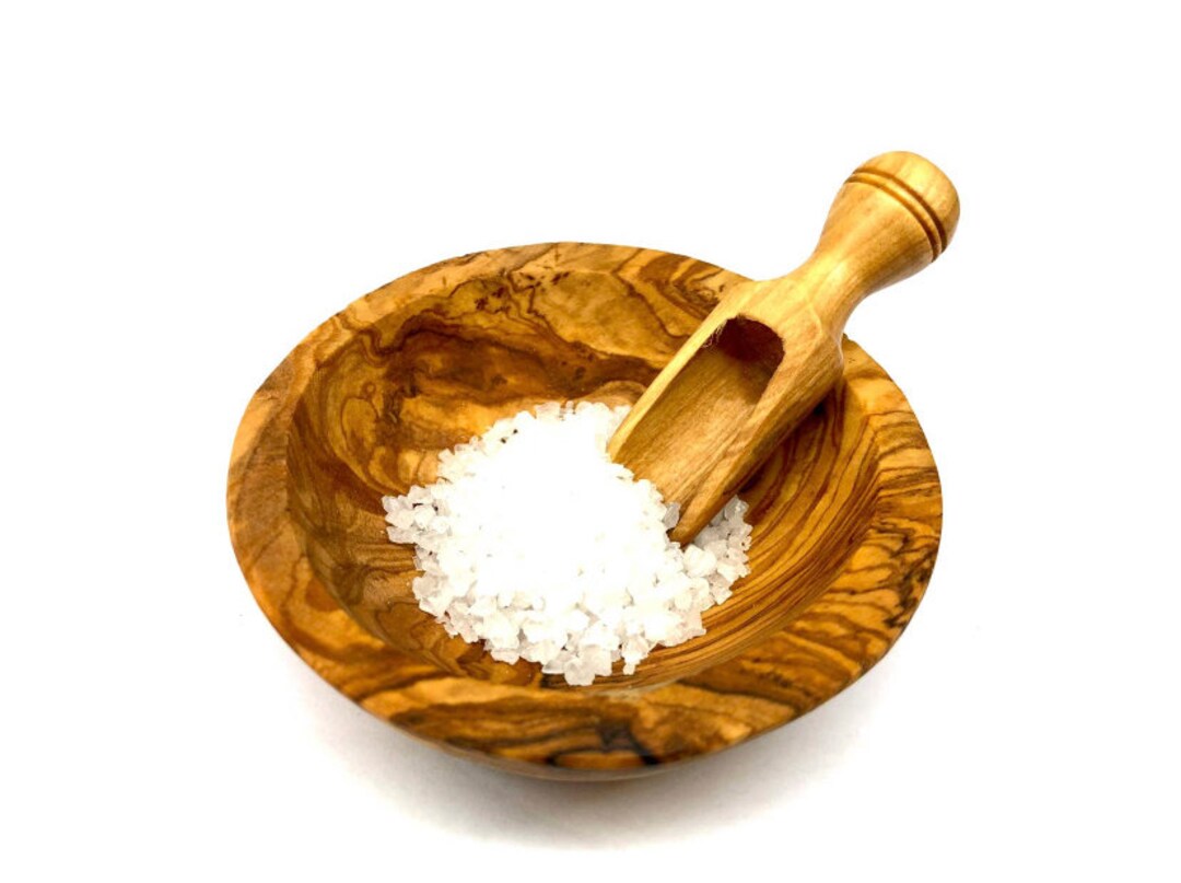 Olive Wood Salt Cellar Olive Wood Pinch Bowls Wooden Salt or Pepper Container Spice Display