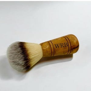 Badger Hair and Hand-turned Olive Wood Shaving Brush| Perfect Gift For Dads, Boyfriends, Husbands and More| High End Face Shaving Brush