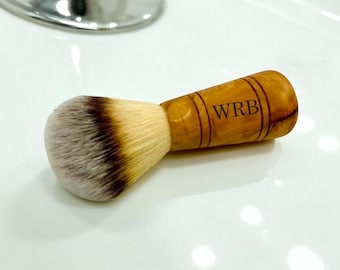 EDWIN JAGGER アナグマシェービングブラシ ~ 豪華な角の模造品と金属